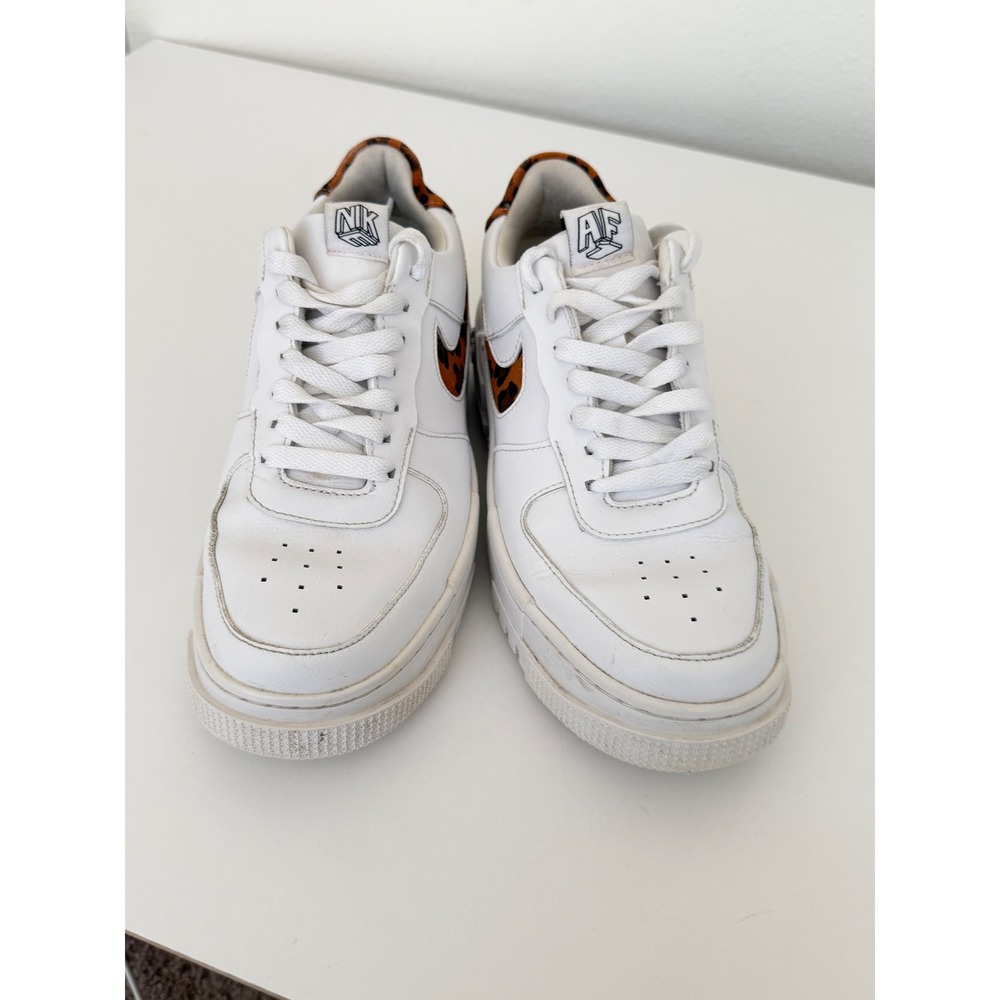 Nike Air Force 1 Pixel Leopard White Sneakers DH9632-101 Low Top Sz 8.5 Baddie - Picture 11 of 16